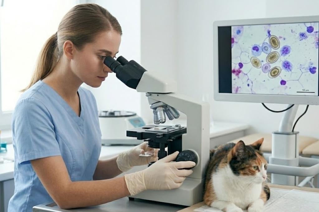 veteriner kedi köpek mikroskobik görüntüleme hizmeti maltepe papyon veteriner